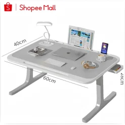 Bàn Học Gấp Gọn Mini PTLUXURY – Ngồi Bệt Đa Năng, Điều Chỉnh Góc, Có Khe Điện Thoại & Cổng USB