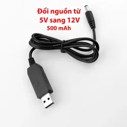 Cáp USB Chuyển Đổi Nguồn 5V Sang 9V / 12V – Dùng Cho Modem Wifi, Router Khi Mất Điện