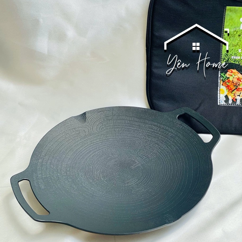 Chảo Đá Nướng Không Cần Dầu Ecoramic Hàn Quốc – Chống Dính 7 Lớp, Nướng Cực Thơm Chảo Đá Nướng Không Cần Dầu Ecoramic Hàn Quốc – Chống Dính 7 Lớp, Nướng Cực Thơm