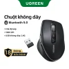 Chuột Bluetooth Không Dây UGREEN 5.0/2.4G – Công Thái Học, 5000 DPI, Kết Nối 3 Thiết Bị