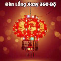 ĐÈN LỒNG ĐIỆN XOAY 360 ĐỘ TRANG TRÍ TẾT [MẪU MỚI 2026 – BẢN ĐỦ]