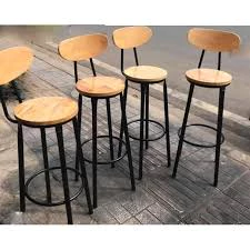 Ghế Quầy Bar Mặt Đệm Êm – Ghế Ban Công Hiện Đại Cho Quán Cà Phê, Nhà Hàng