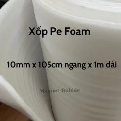 Mút Xốp PE Foam 3mm – 5mm – 10mm | Khổ 105cm x 5m | Bọc Hàng, Chống Sốc Hiệu Quả