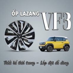 Ốp Lazang VinFast VF3 – Herio Green – VF5s Size 16 Inch Có Logo | Ốp Mâm 16in Cao Cấp, Tự Lắp Dễ Dàng
