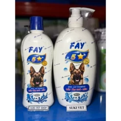 Sữa Tắm FAY 5 Sao Cho Chó Mèo – Lông Mượt, Sạch Khuẩn, Thơm Lâu Chuẩn Spa!