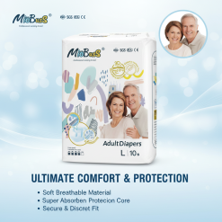 Tã Dán Người Lớn MIOBUS Cao Cấp – Combo 100 Miếng Freesize 40–80kg