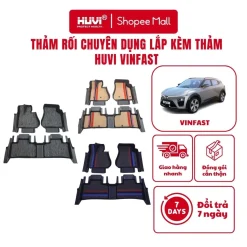 Thảm Rối Lót Sàn Ô Tô VinFast VF3, VF5, VF6, VF7, VF8, Limo Green – Dùng Kèm Thảm Nhựa HUVI