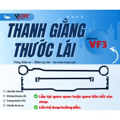 Thanh Giằng Thước Lái VF3 Bộ 3 Cây – Tăng Độ Ổn Định, Giảm Xoắn Thân Xe, Lái Đầm Chắc Hơn