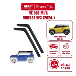 Vè Che Mưa VinFast VF3 Nhựa ABS Nguyên Sinh HUVI – Chắn Mưa, Hạn Chế Tạt Nước, Giữ Mát Khi Đỗ Xe Ngoài Trời
